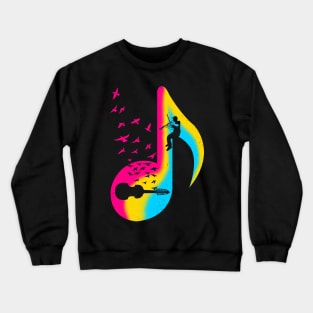 Music Viola D'amore Player Crewneck Sweatshirt